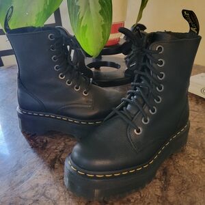 Dr. Martens JADON III Pisa Leather Platform Boots WOMENS 5 Mens 4